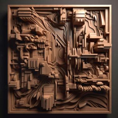 Patterns and decorations Urban Extreme 4 3d model